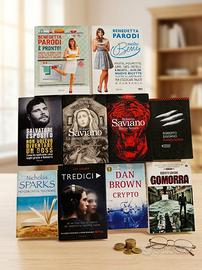 10 Libri Bestseller Blocco Saviano Sparks Brown