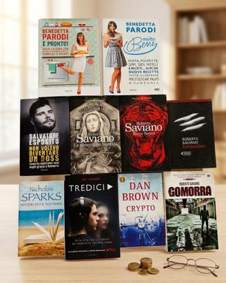 10 Libri Bestseller Blocco Saviano Sparks Brown