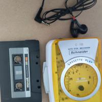 lettore di audio cassette trasparente 