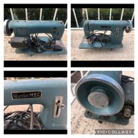 Macchina da cucire vintage con motore