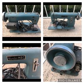 Macchina da cucire vintage con motore