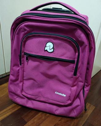 TROLLEY BUMP PLAIN INVICTA SEVEN ROSA da 37 litri