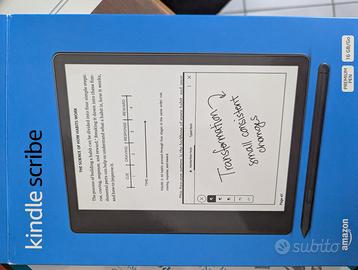 Kindle scribe 2022 con penna premium
