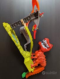 Pista Hot Wheels dinosauro T-Rex
