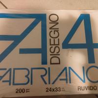30 album disegno Fabriano 4 , ruvido, 24x34