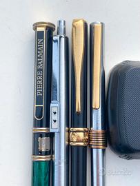 4 penne biro Aurora Balmain Paper Mate + ricarica