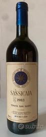 Bottiglia vino Sassicaia 1983
