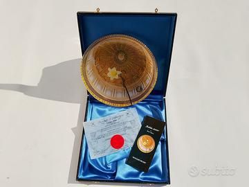 Piatto Giubileo 2000 Conte Agazzi Oro 24k e vetro