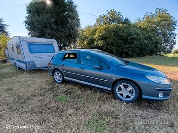 PEUGEOT 407 SW  CON  GANCIO DI TRAINO  