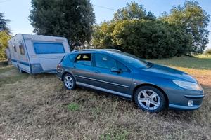 PEUGEOT 407 SW  CON  GANCIO DI TRAINO  