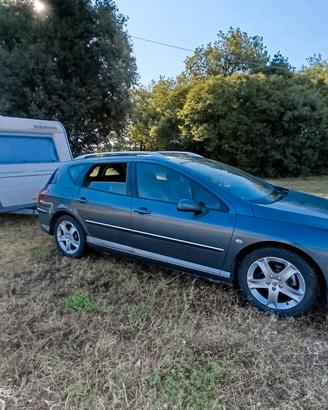 PEUGEOT 407 SW  CON  GANCIO DI TRAINO  