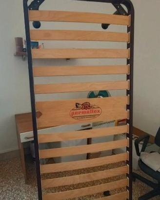  rete singola Permaflex con doghe in legho
