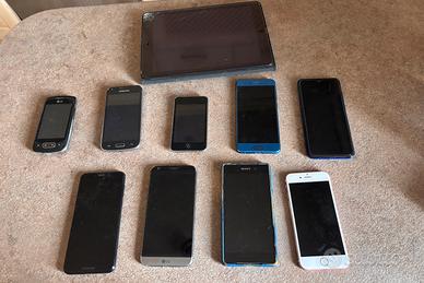 Lotto smartphone funzionanti e non