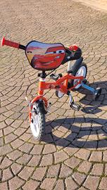Bicicletta Cars 12 pollici unisex