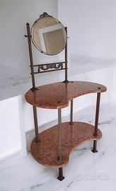 Toeletta vintage con specchiera, anni '40/'50