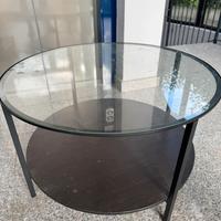 Tavolino da interno in vetro