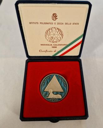 Medaglia Calendario 1990 – Zecca Dello Stato