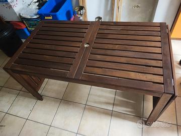 Tavolo da esterno in legno Ikea applaro