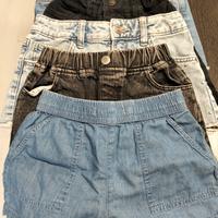 Jeans corti bambina 