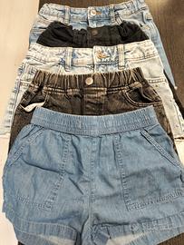 Jeans corti bambina 