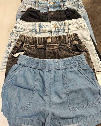 Jeans corti bambina 