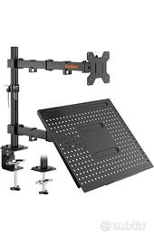 Supporto Notebook Monitor 
Braccio Doppio