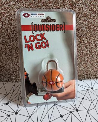 lucchetto tsa pallone basket outsider nuovo