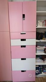 Cassettiera IKEA con 5 cassetti e top con due ante