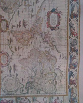 cartina geografica anni 50 spagnola