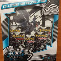 pokemon collezione con raccoglitore luce nera