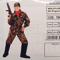 Vestito Carnevale - Mimetica Militare (12-13 anni)