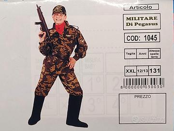 Vestito Carnevale - Mimetica Militare (12-13 anni)
