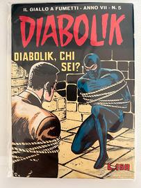 Diabolik Anno VII (7°)  n.5 "Diabolik chi sei ? "