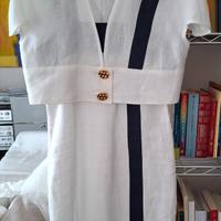 Vestito con giacchino in lino 100%. Tg.42.