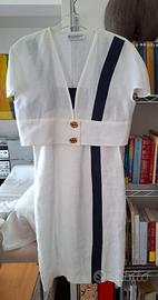 Vestito con giacchino in lino 100%. Tg.42.