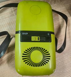 Phon PHILIPS Anni 70 Vintage verde Acido  Asciugac