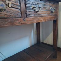 Mobile consolle inglese olmo massello country