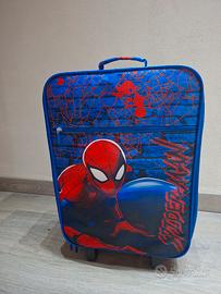 Valigia morbida, 2 ruote, Spiderman