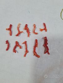 ramenni di corallo rosso vintage