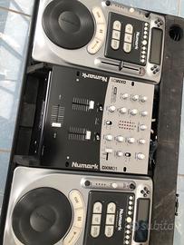 Cdj axis 8 + mixer dxm01 + case NUMARK