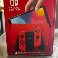 Nintendo switch oled edizione mario rossa