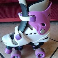 Pattini rotelle bambina taglia 32-36