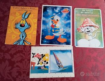Cartoline personaggi fumetti 