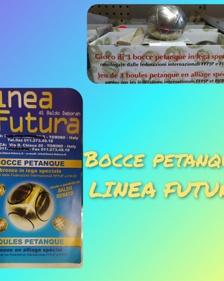 Bocce petanque gioco da tre pezzi VUOTE