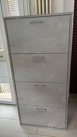 Scarpiera 4 vani capienza 24 calzature