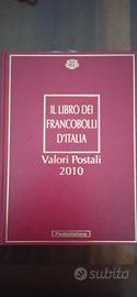Libro dei francobolli d'Italia valori postali 2010