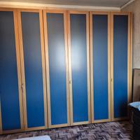 Armadio 6 ante battente blu noce americano