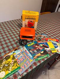 Mangiadischi Penny anni 80 con scatola e dischi