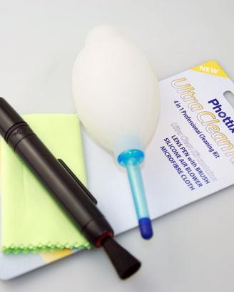KIT DI PULIZIA per FOTOCAMERE DIGITALI CANON NIKON