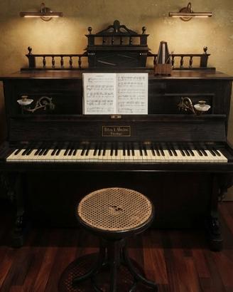 Pianoforte verticale Brizzi e Niccolai  Avorio